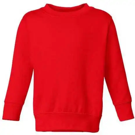 Rabbit Skins 3317 Toddler Fleece Crewneck Sweatshirt Red