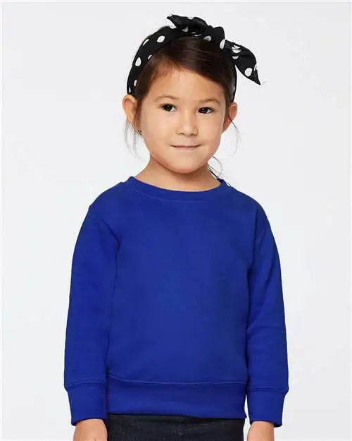 Rabbit Skins 3317 Toddler Fleece Crewneck Sweatshirt - Royal