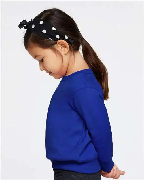 Rabbit Skins 3317 Toddler Fleece Crewneck Sweatshirt - Royal