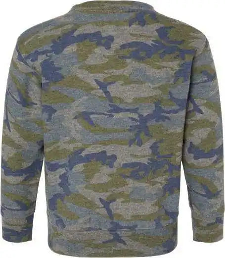Rabbit Skins 3317 Toddler Fleece Crewneck Sweatshirt - Vintage Camo