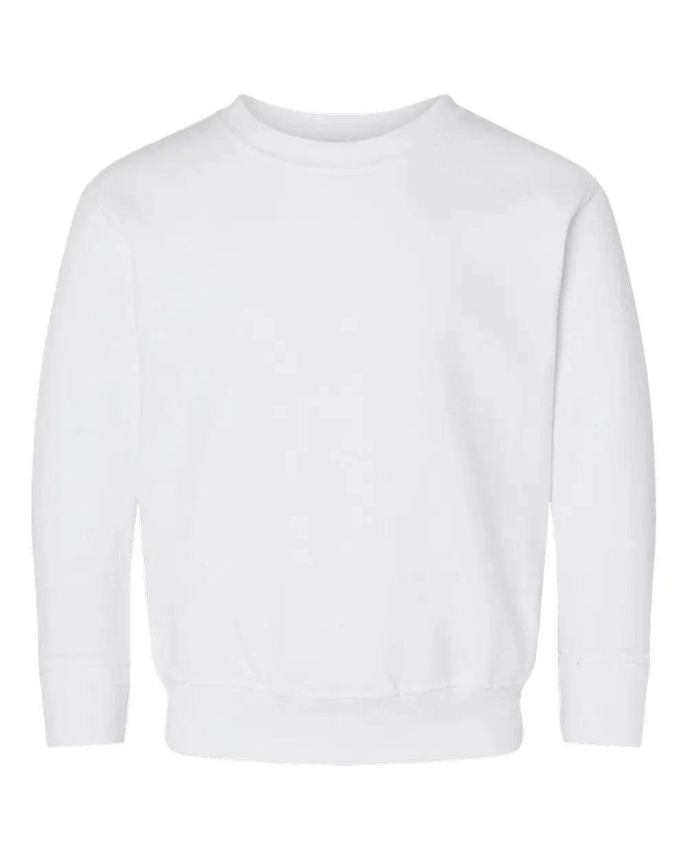 Rabbit Skins 3317 Toddler Fleece Crewneck Sweatshirt - White - 2t