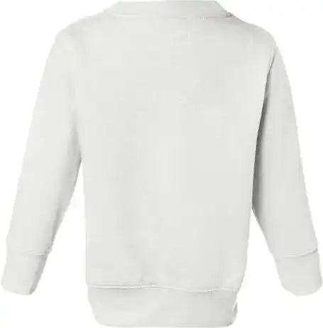 Rabbit Skins 3317 Toddler Fleece Crewneck Sweatshirt White