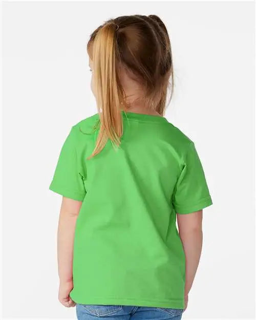 Rabbit Skins 3321 Toddler Fine Jersey Tee - Apple