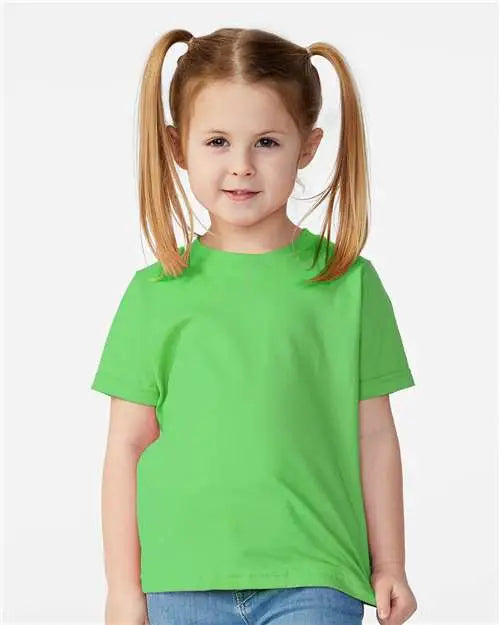 Rabbit Skins 3321 Toddler Fine Jersey Tee - Apple
