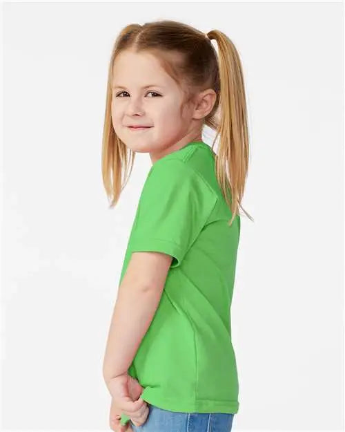 Rabbit Skins 3321 Toddler Fine Jersey Tee - Apple