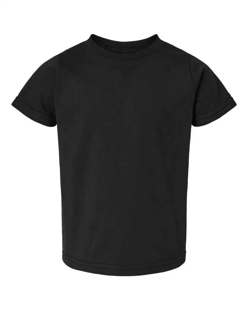 Rabbit Skins 3321 Toddler Fine Jersey Tee - Black - 2t