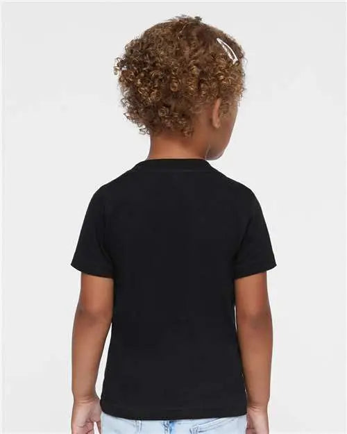 Rabbit Skins 3321 Toddler Fine Jersey Tee - Black