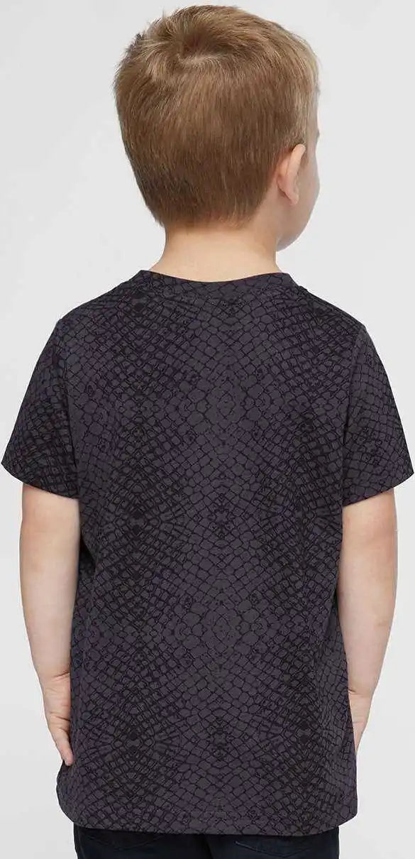 Rabbit Skins 3321 Toddler Fine Jersey Tee - Black Reptile