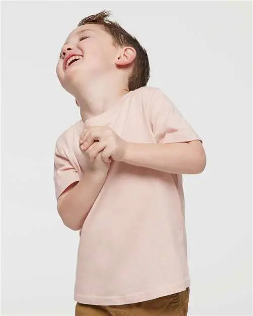 Rabbit Skins 3321 Toddler Fine Jersey Tee - Blush