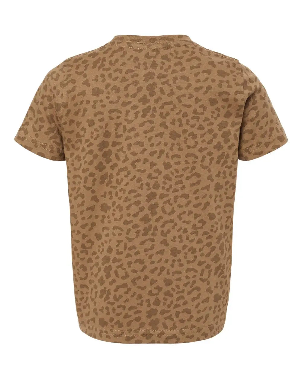 Rabbit Skins 3321 Toddler Fine Jersey Tee - Brown Leopard