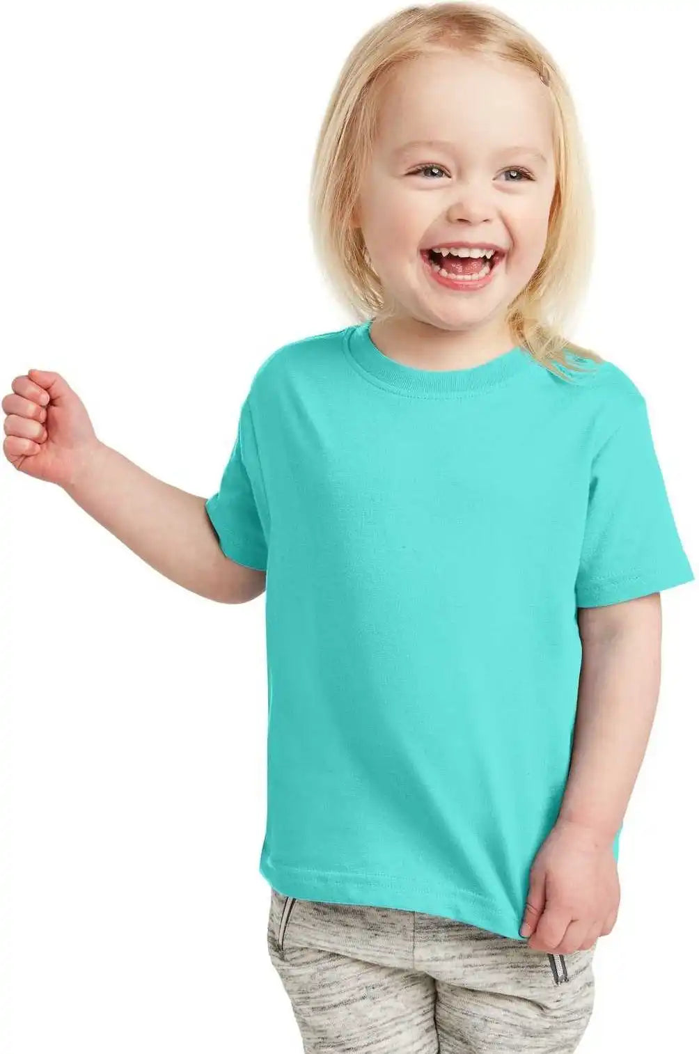 Rabbit Skins 3321 Toddler Fine Jersey Tee Caribbean