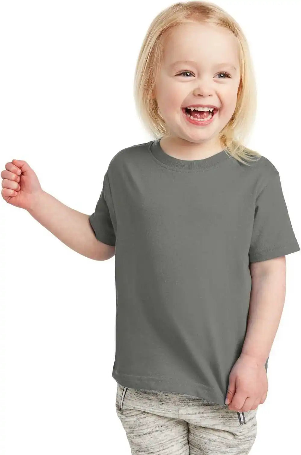 Rabbit Skins 3321 Toddler Fine Jersey Tee - Charcoal