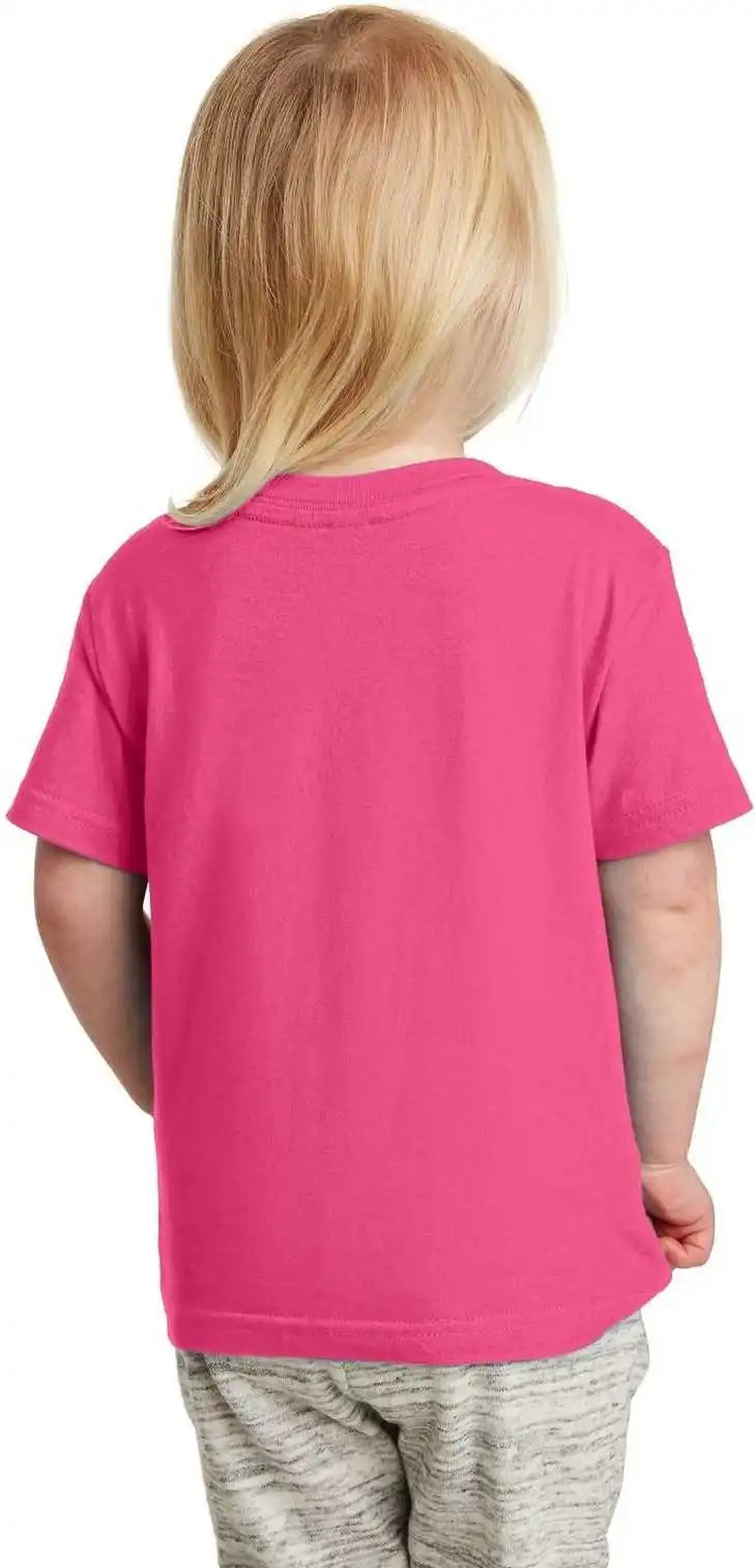 Rabbit Skins 3321 Toddler Fine Jersey Tee Hot Pink