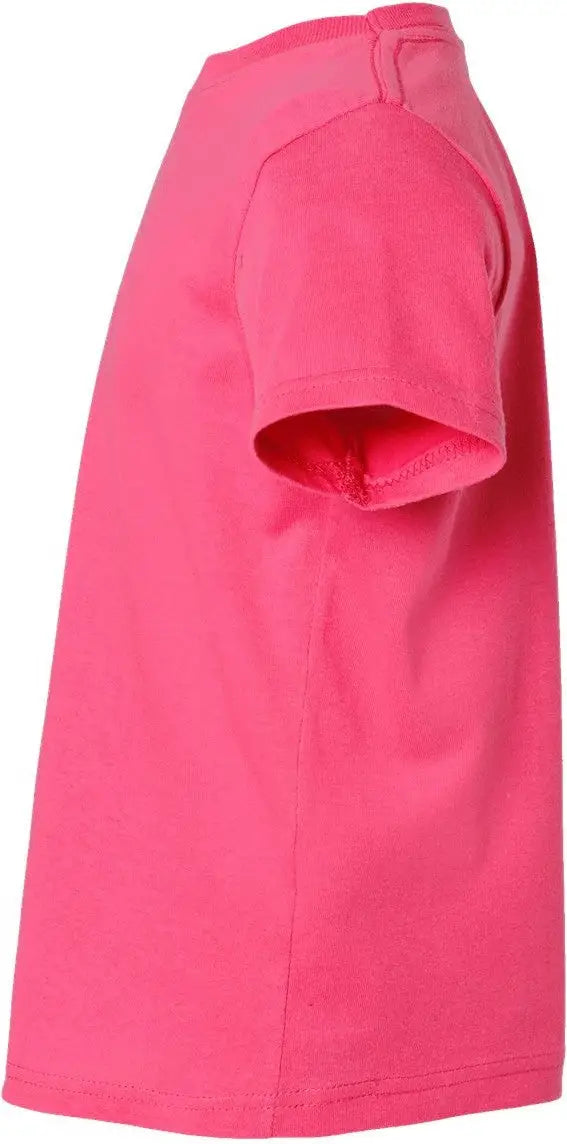 Rabbit Skins 3321 Toddler Fine Jersey Tee - Hot Pink