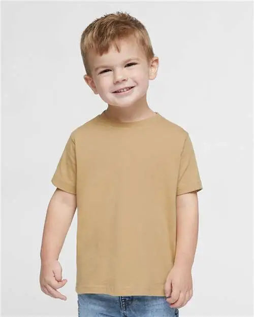 Rabbit Skins 3321 Toddler Fine Jersey Tee - Latte