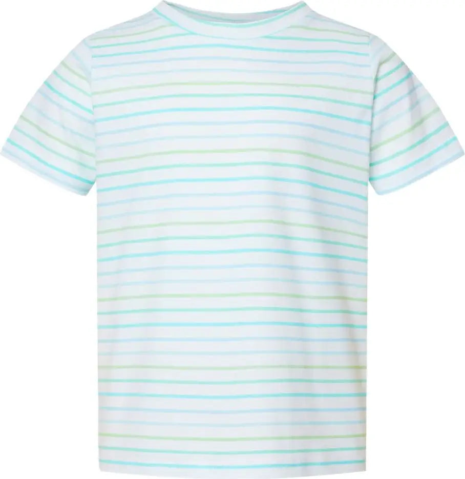 Rabbit Skins 3321 Toddler Fine Jersey Tee - Marine Stripe - 2t