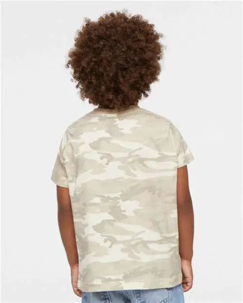 Rabbit Skins 3321 Toddler Fine Jersey Tee - Natural Camo