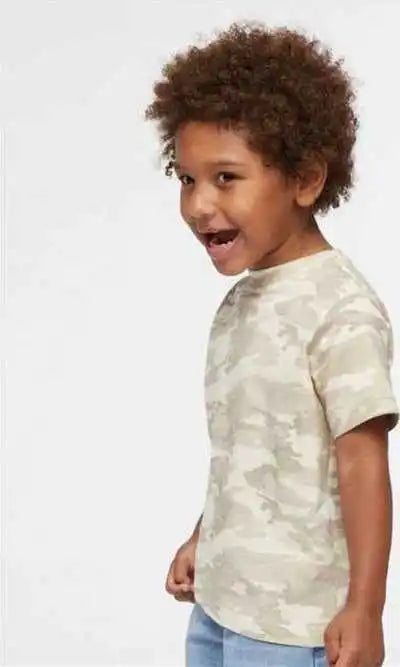 Rabbit Skins 3321 Toddler Fine Jersey Tee - Natural Camo