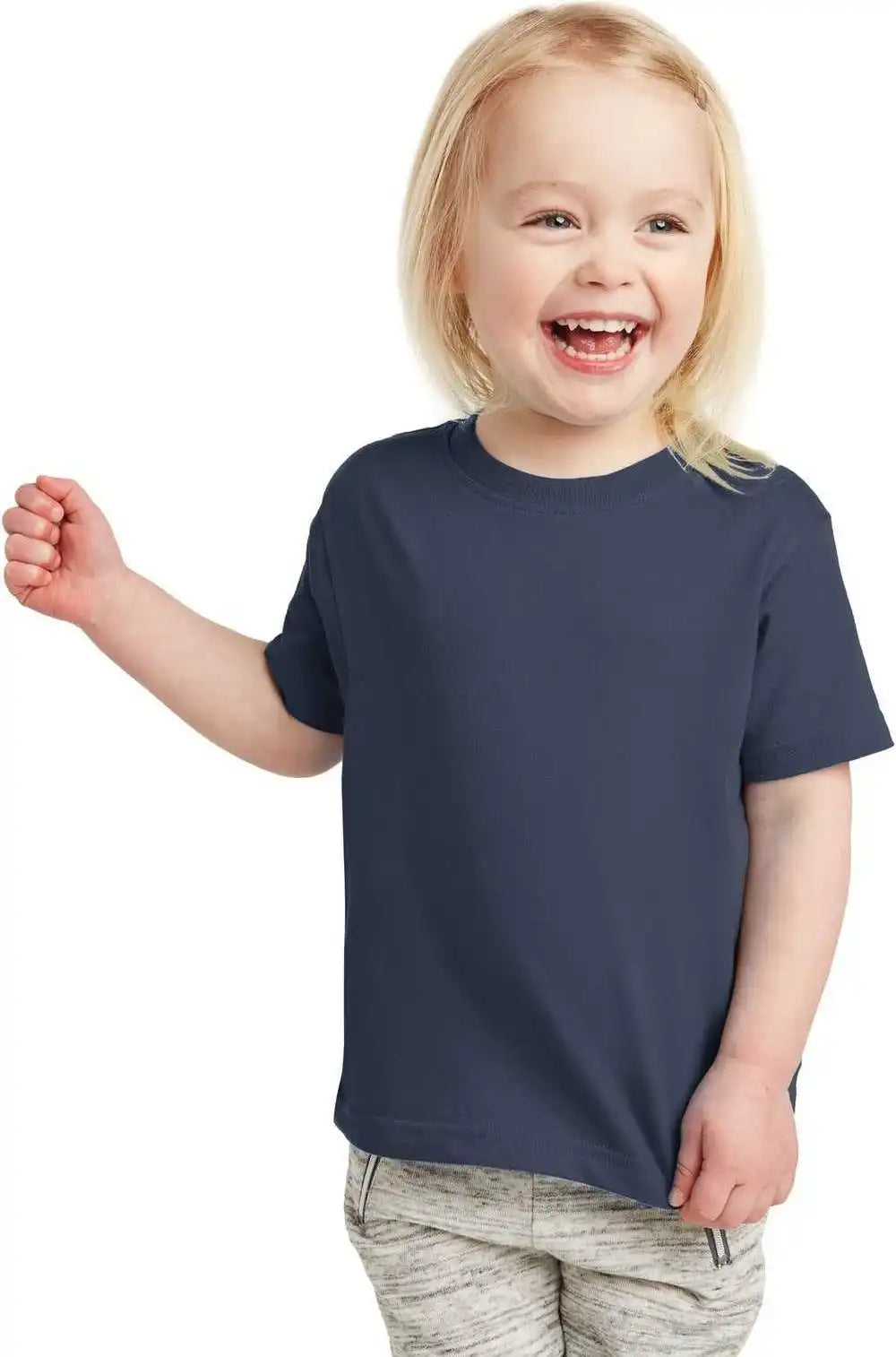Rabbit Skins 3321 Toddler Fine Jersey Tee - Navy