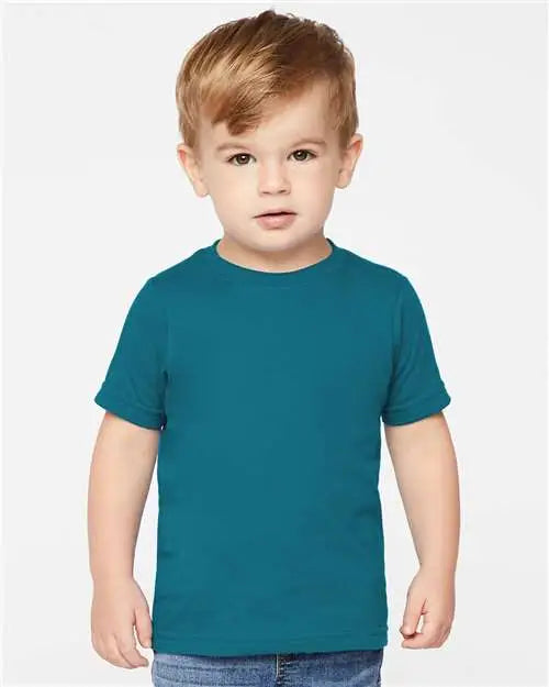 Rabbit Skins 3321 Toddler Fine Jersey Tee - Oceanside