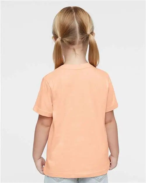 Rabbit Skins 3321 Toddler Fine Jersey Tee - Peachy