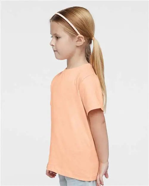 Rabbit Skins 3321 Toddler Fine Jersey Tee - Peachy
