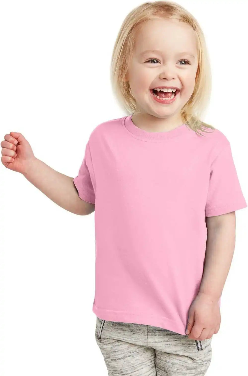Rabbit Skins 3321 Toddler Fine Jersey Tee Pink