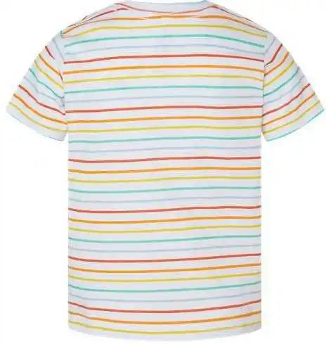 Rabbit Skins 3321 Toddler Fine Jersey Tee - Rainbow Stripe
