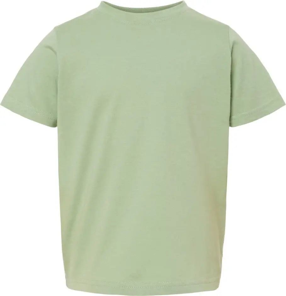 Rabbit Skins 3321 Toddler Fine Jersey Tee - Sage - Blue / 2t