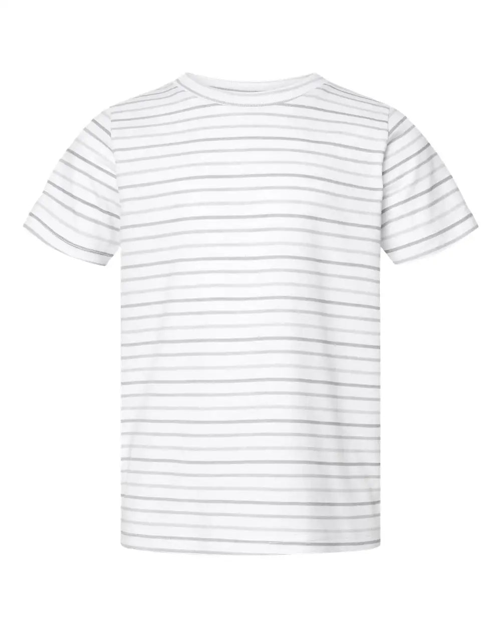 Rabbit Skins 3321 Toddler Fine Jersey Tee - Shadow Stripe - Dark Gray / 2t