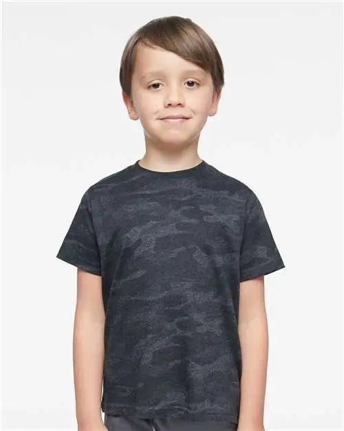 Rabbit Skins 3321 Toddler Fine Jersey Tee - Storm Camo
