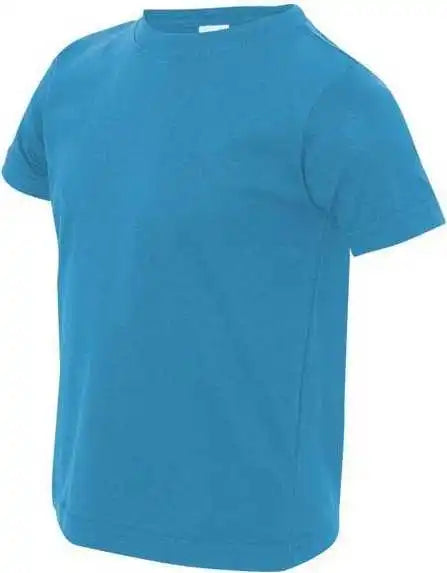 Rabbit Skins 3321 Toddler Fine Jersey Tee - Turquoise