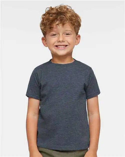 Rabbit Skins 3321 Toddler Fine Jersey Tee Vintage Denim