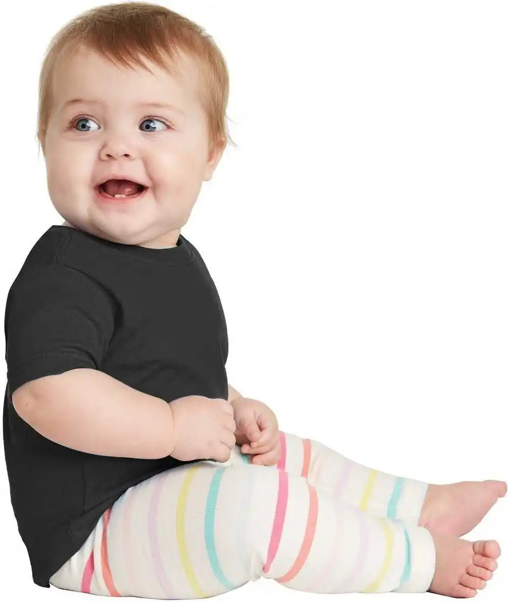 Rabbit Skins 3322 Infant Fine Jersey Tee Black