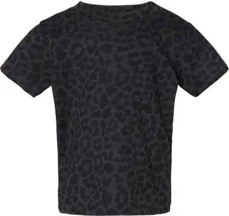 Rabbit Skins 3322 Infant Fine Jersey Tee - Black Leopard