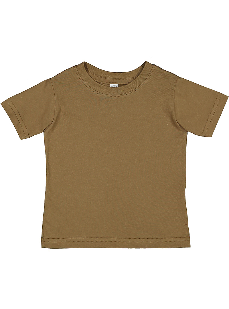Rabbit Skins 3322 Infant Fine Jersey Tee - Coyote Brown