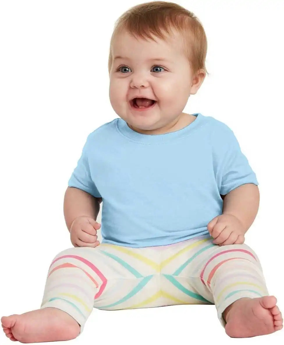 Rabbit Skins 3322 Infant Fine Jersey Tee Light Blue