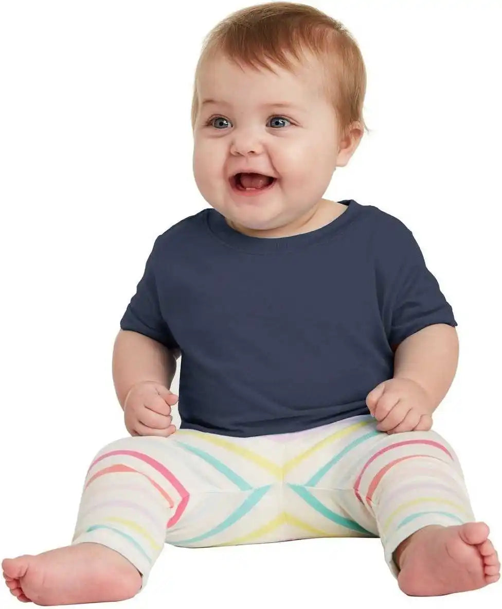 Rabbit Skins 3322 Infant Fine Jersey Tee Navy