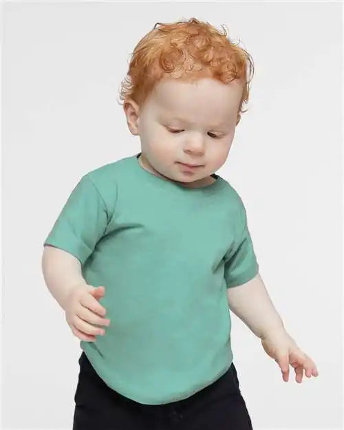 Rabbit Skins 3322 Infant Fine Jersey Tee - Saltwater