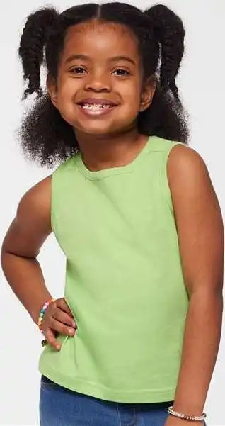 Rabbit Skins 3323 Toddler Fine Jersey Tank - Key Lime