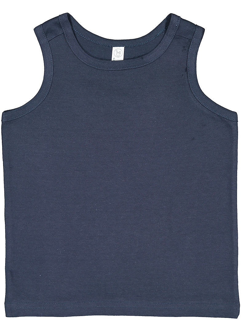 Rabbit Skins 3323l Toddler Fine Jersey Tank - 3323 - Denim