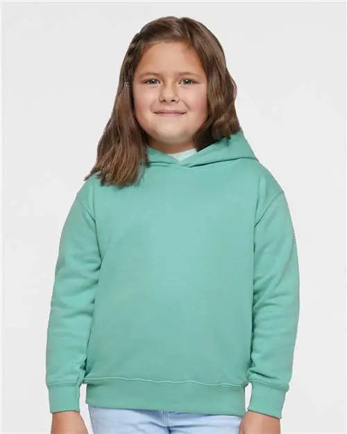 Rabbit Skins 3326 Toddler Pullover Fleece Hoodie - Saltwater