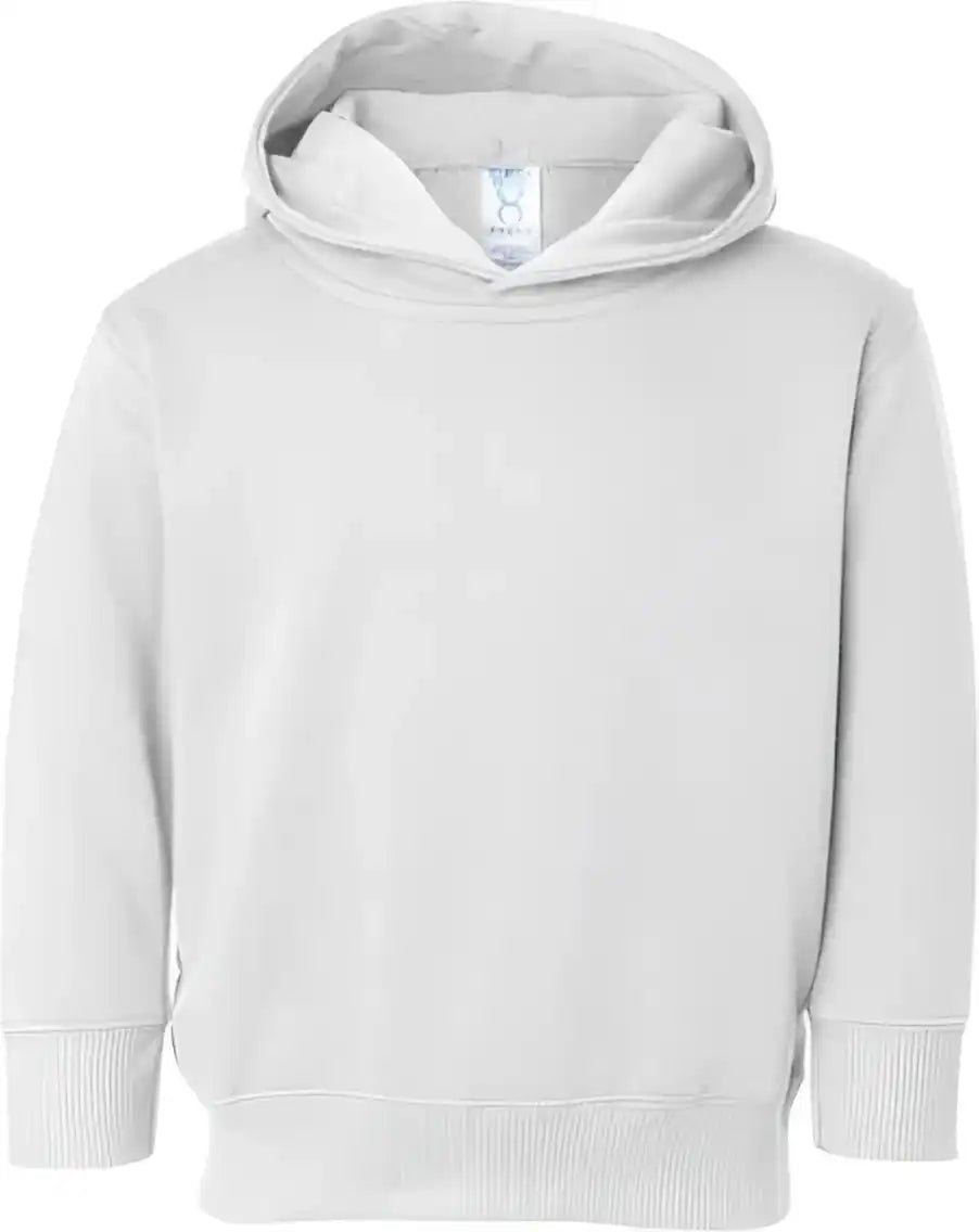 Rabbit Skins 3326 Toddler Pullover Fleece Hoodie - White