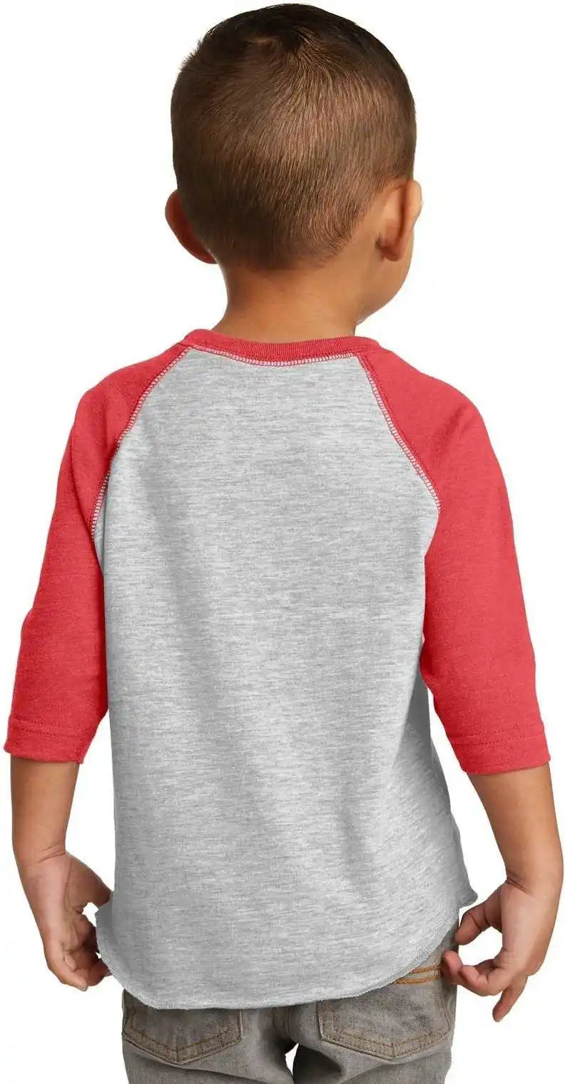 Rabbit Skins 3330 Toddler Baseball Fine Jersey Tee - Vintage Heather Red