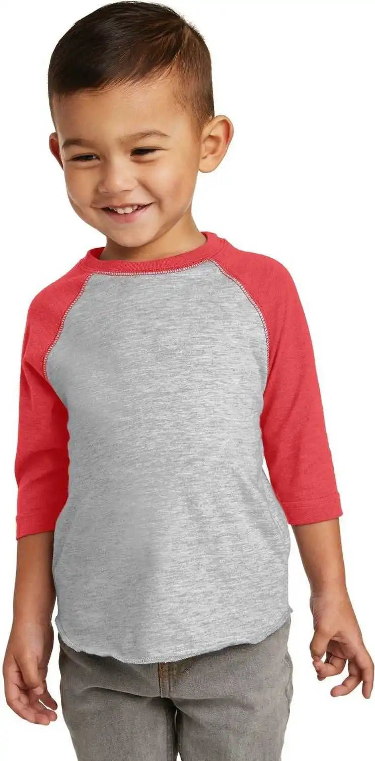 Rabbit Skins 3330 Toddler Baseball Fine Jersey Tee - Vintage Heather Red