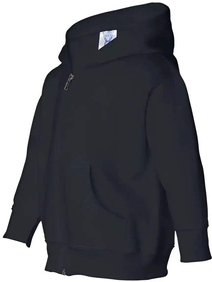Rabbit Skins 3346 Toddler Full Zip Fleece Hooded Sweatshirt Navy