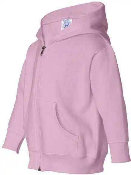 Rabbit Skins 3346 Toddler Full-zip Fleece Hooded Sweatshirt - Pink
