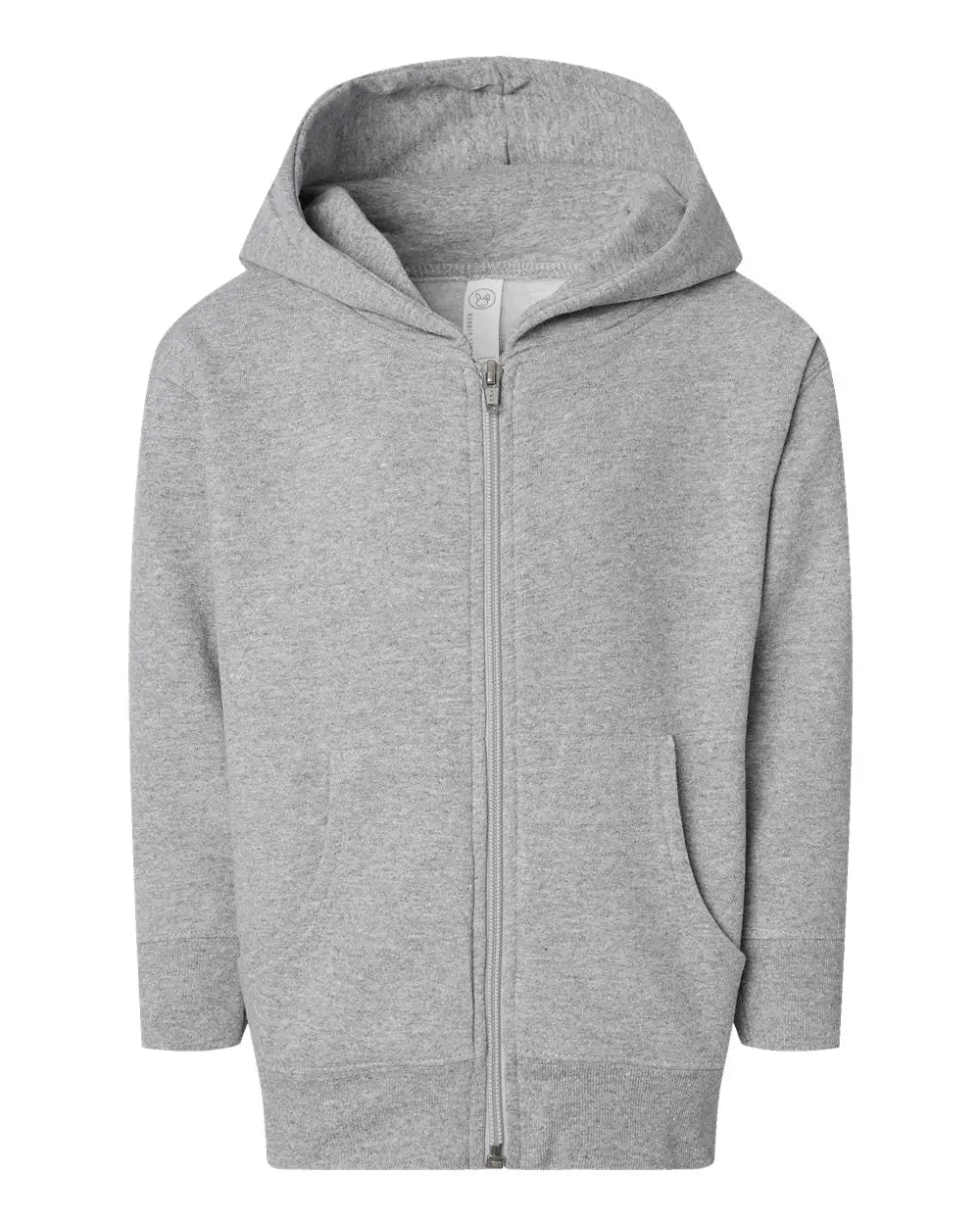 Rabbit Skins 3346 Toddler Full-zip Fleece Hoodie - Heather - Gray / 2t