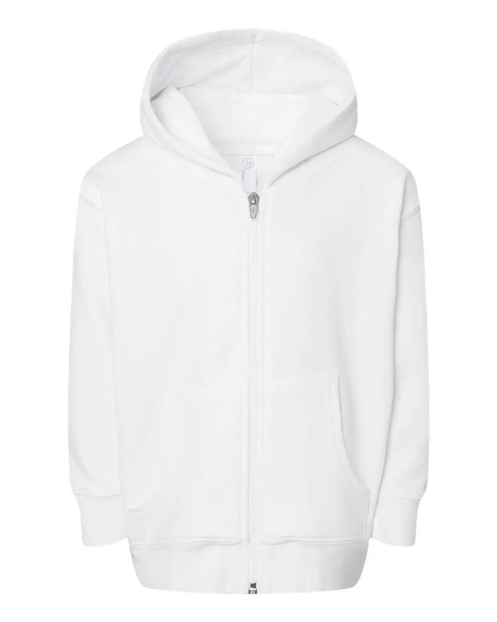 Rabbit Skins 3346 Toddler Full-zip Fleece Hoodie - White