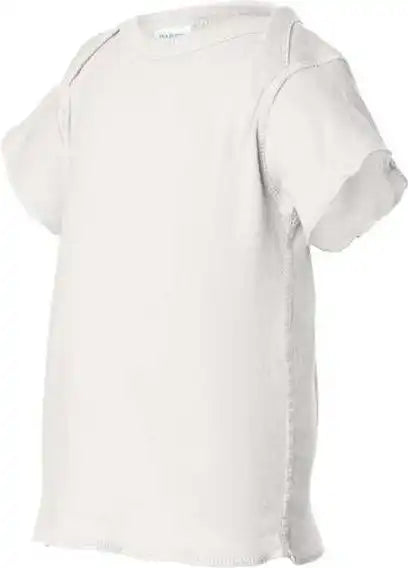 Rabbit Skins 3400 Infant Baby Rib Tee - White